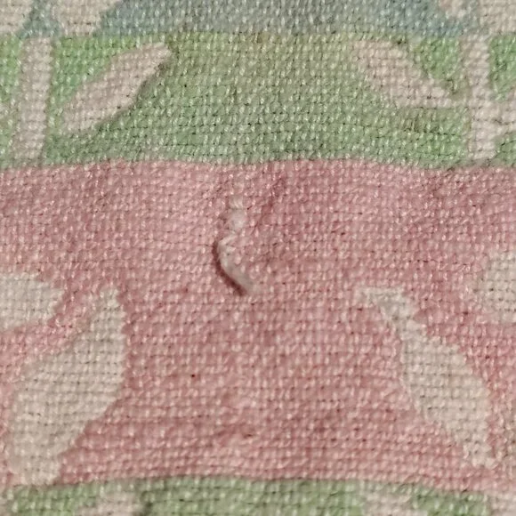 Vintage Pastel Colored Flower Reversible Placemats Set Of Five - Picture 9 of 12